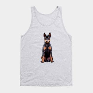 Miniature Pinscher Toy Black and Tan Cute Puppy Dog Tank Top